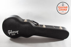 2012 Gibson Left-Handed Les Paul Standard Plus Trans Amber AAA Flametop w/ OHSC