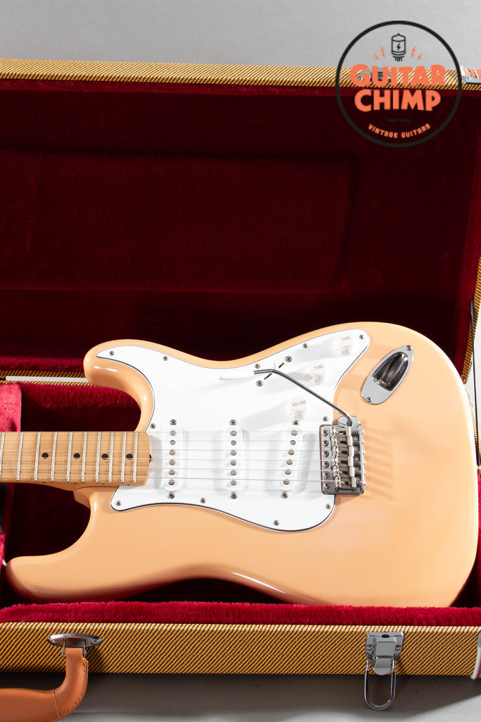 1994 Fender Japan MIJ ST-38 SPK Stratocaster Shell Pink Maple Neck w/ Tweed HSC