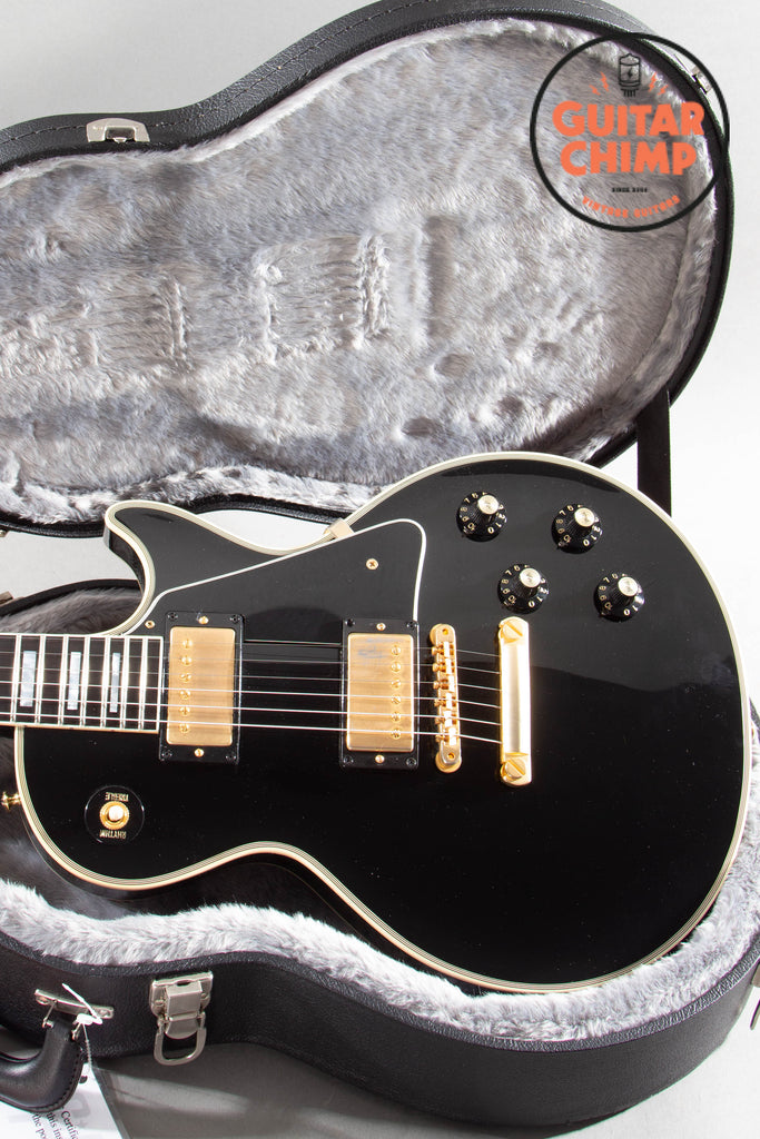 2020 Gibson Custom Shop ’68 Les Paul Custom Reissue Black Beauty Ebony w/ OHSC + COA