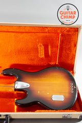 1978 Music Man StingRay Bass Vintage Sunburst Pre-Ernie Ball 2-Band EQ w/ Fender HSC