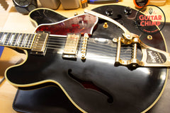 2017 Gibson Memphis ES-355 with Factory Bigsby Black VOS