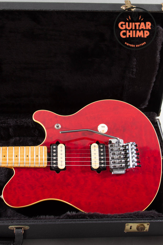 1992 Ernie Ball Music Man Eddie Van Halen EVH Signature Red Translucent w/ OHSC