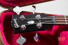 2013 Gibson Memphis ES-335 Bass Ebony Long Scale Semi-Hollow w/ OHSC + COA