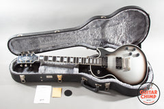 2022 Gibson Custom Shop Les Paul Axcess Custom Silverburst Stop Tail 496R Coil Split w/ OHSC + COA