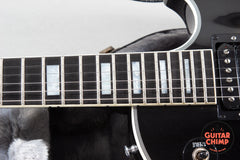 2022 Gibson Custom Shop Les Paul Axcess Custom Silverburst Stop Tail 496R Coil Split w/ OHSC + COA