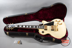 2005 Gibson Custom Shop Les Paul Custom Alpine White Ebony 490R 498T w/ OHSC