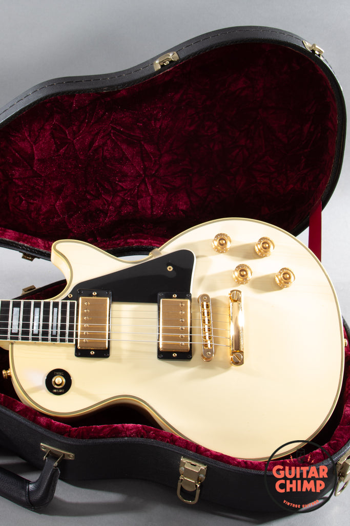 2005 Gibson Custom Shop Les Paul Custom Alpine White Ebony 490R 498T w/ OHSC