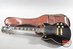 1990 Yamaha SG-2000 Black Ebony Fingerboard Neck-Through Bi-Sound w/ Original Gig Bag