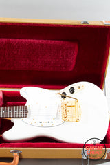 2025 Fender Japan MIJ Traditional ’60s Mustang White Pearl Matching Headstock Gold Hardware w/ Tweed HSC