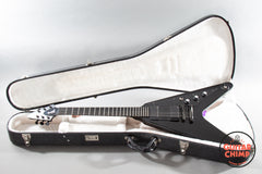 2006 Gibson Flying V Gothic II Satin Black Ebony EMG 81/85 w/ OHSC