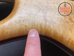 1999 Ken Smith BSR-5M 5-String Bass – AAA-Tiger Maple | Original Case Included | Excellent Condition