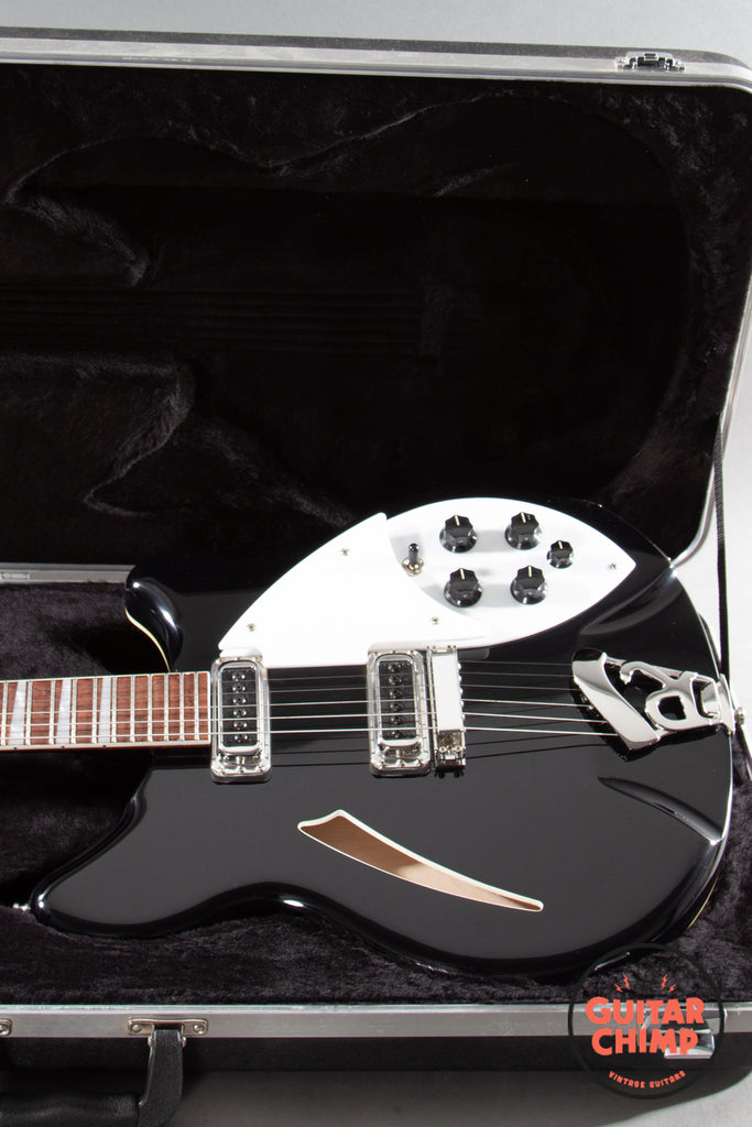 2021 Rickenbacker 360 Jetglo Semi-Hollow Hi-Gain Pickups Rick-O-Sound w/ OHSC