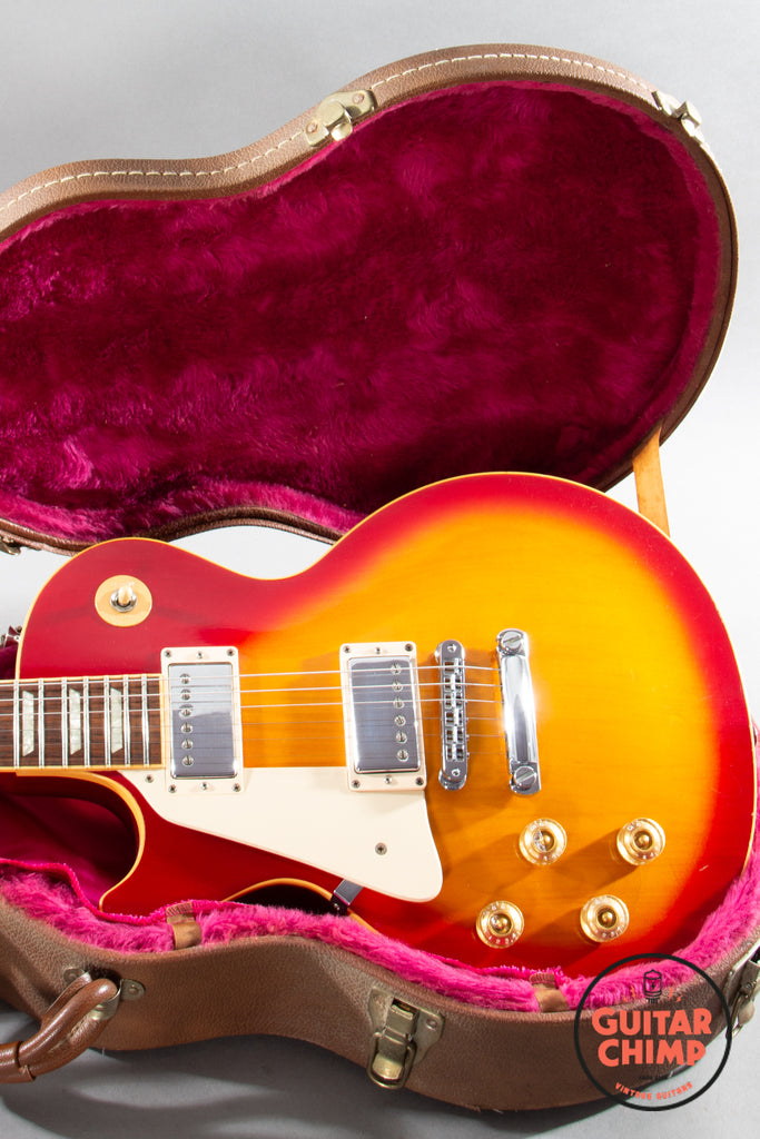 1997 Gibson Les Paul Standard Left-Handed Cherry Sunburst 490R 498T w/ OHSC