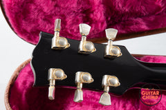1998 Gibson Les Paul Custom Black Beauty Ebony Burstbucker 2 & 3 w/ Gibson HSC