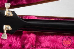 1998 Gibson Les Paul Custom Black Beauty Ebony Burstbucker 2 & 3 w/ Gibson HSC