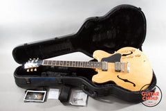 2022 Gibson ES-335 Satin Natural Mojotone ’59 Clone PAFs w/ OHSC + Paperwork