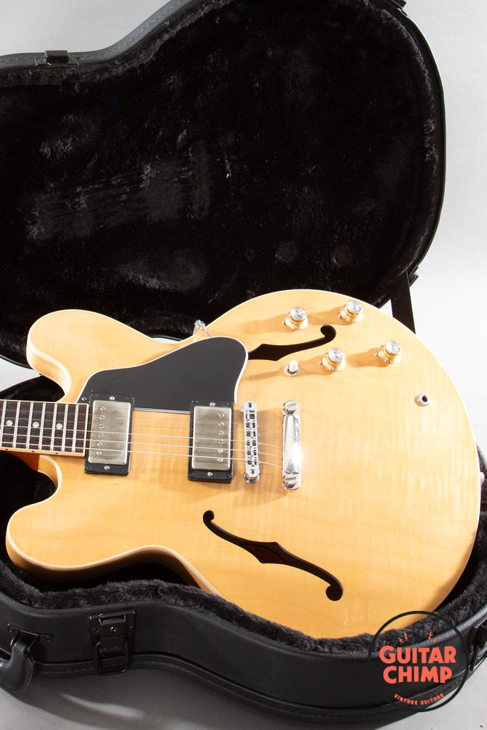 2022 Gibson ES-335 Satin Natural Mojotone ’59 Clone PAFs w/ OHSC + Paperwork