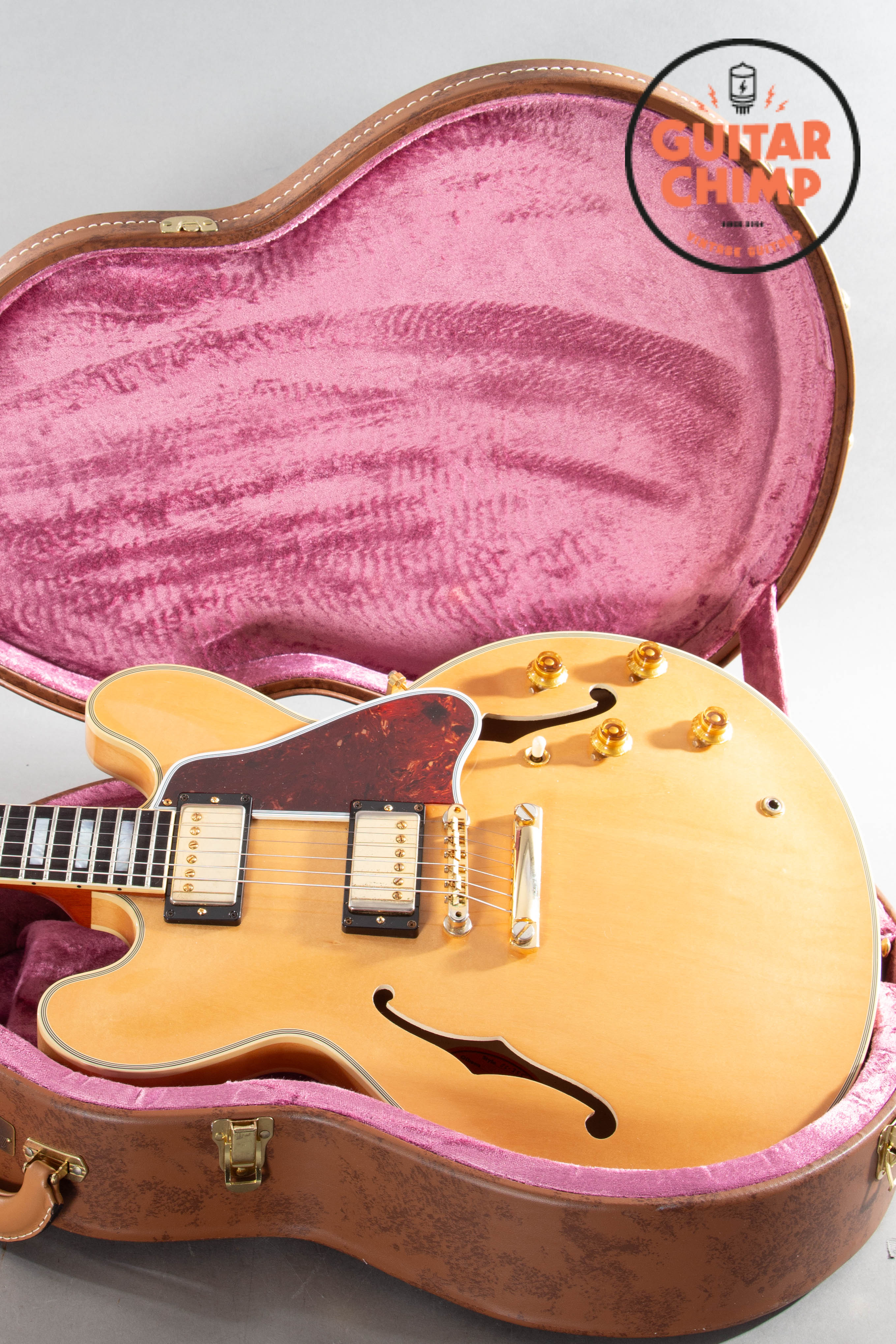 保障できる 2021 Gibson Custom Shop ES-355 '59 Reissue Vintage Natural ギター