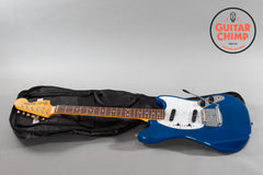 2017 Fender MIJ Japan Traditional 70s Mustang Trans Blue
