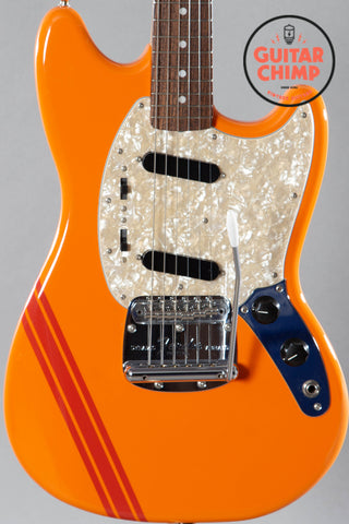 2021 Fender Japan Traditional II 60s Competition Mustang Capri Orange W/ Matching Headstock