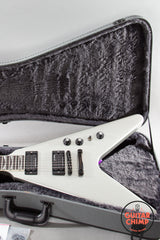2022 Gibson Dave Mustaine Flying V EXP Silver Metallic Seymour Duncan Thrash Factors w/ OHSC + Paperwork