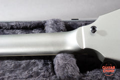 2022 Gibson Dave Mustaine Flying V EXP Silver Metallic Seymour Duncan Thrash Factors w/ OHSC + Paperwork