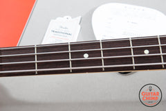 2025 Fender Japan MIJ Traditional ’60s Precision P Bass Black Pearl Matching Headstock Gold Hardware