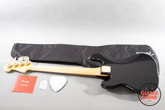 2025 Fender Japan MIJ Traditional ’60s Precision P Bass Black Pearl Matching Headstock Gold Hardware