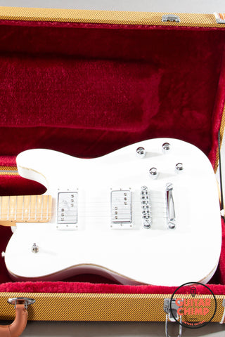 2022 Fender Japan MIJ HARUNA Telecaster Boost Arctic White Dual Shawbuckers w/ Tweed HSC