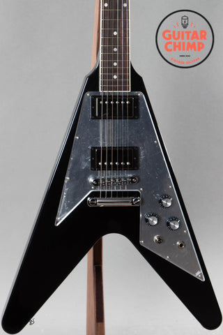 2021 Gibson '70s Flying V Mirror Limited-Edition Electric Guitar Ebony