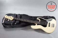 2012 Fender Japan AJB Aerodyne Jazz Bass Vintage White