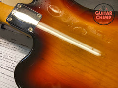 1991 Fender MIJ Japan Bass VI 3-Tone Sunburst