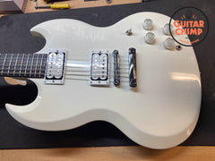2013 Gibson SG Baritone Alpine White with Seymour Duncan SH-6 Pickups | Original Case