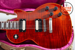 2013 Gibson Custom Shop Les Paul Custom Jaguar Orange Widow – Stinger Head-Stock - Rare