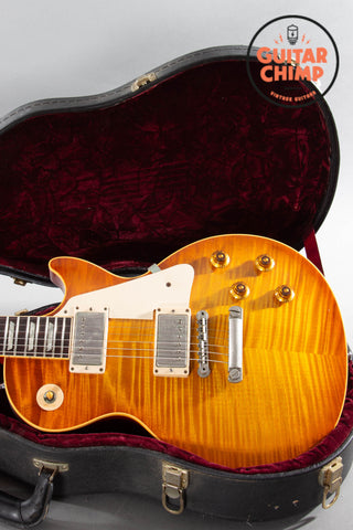 1998 Gibson Custom Shop Historic ‘59 Reissue Les Paul Heritage Cherry Sunburst Flame Top