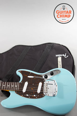 2010 Fender Japan MG69 Mustang '69 Reissue Sonic Blue w/ Gig