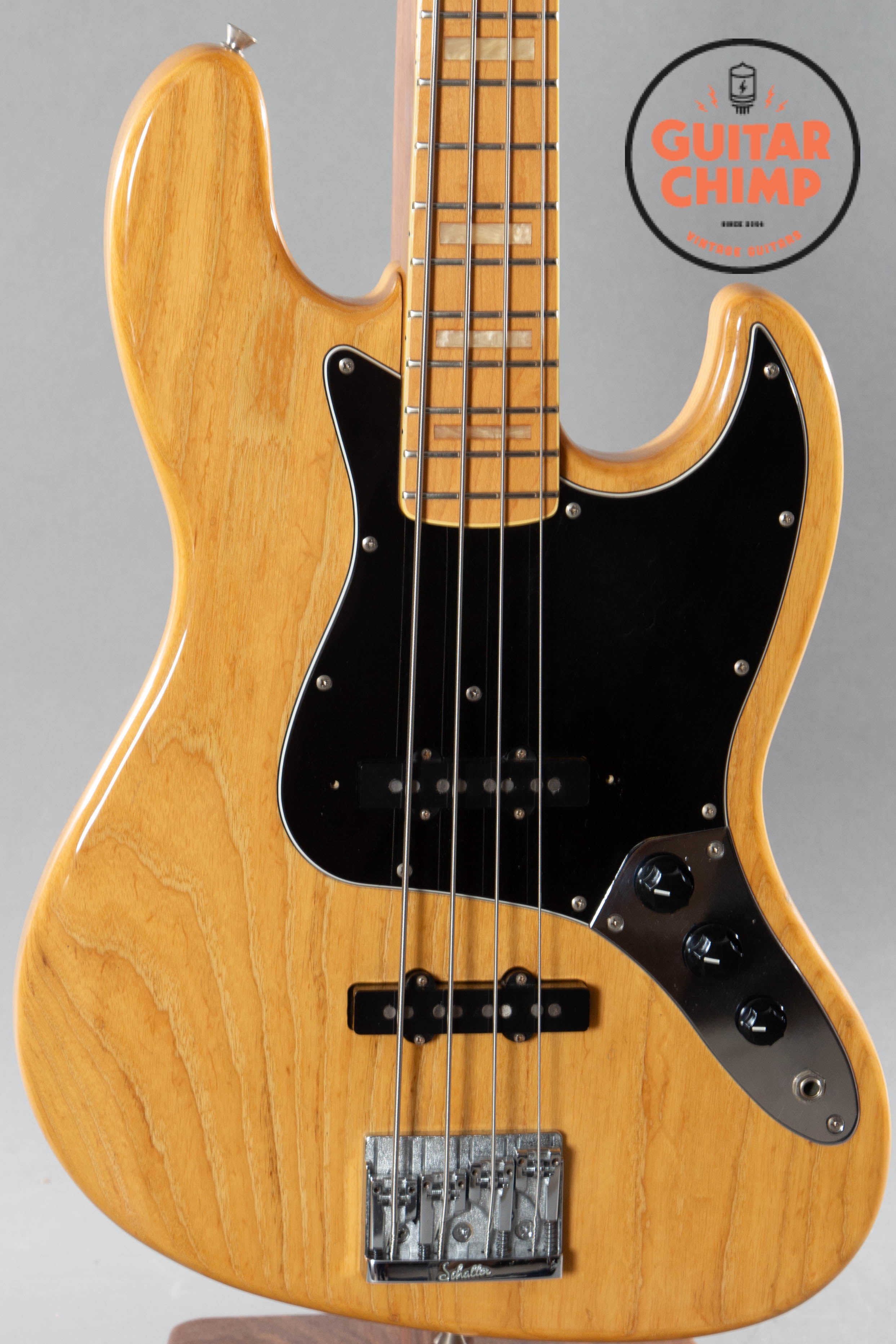 1989 Fender Japan JB75-750 '75 Reissue Jazz Bass Natural | Guitar