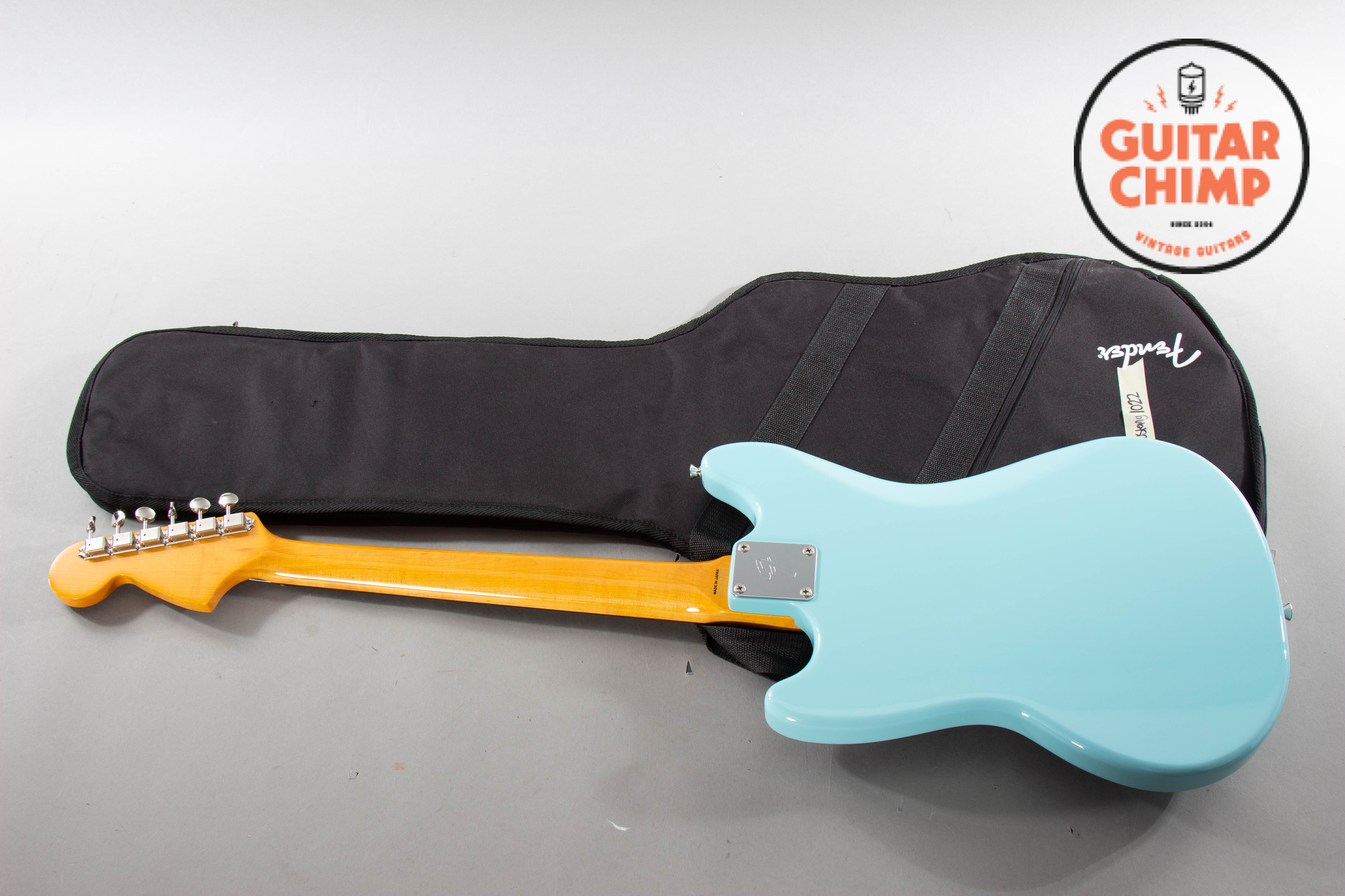 2010 Fender Japan MG69 Mustang '69 Reissue Sonic Blue w/ Gig