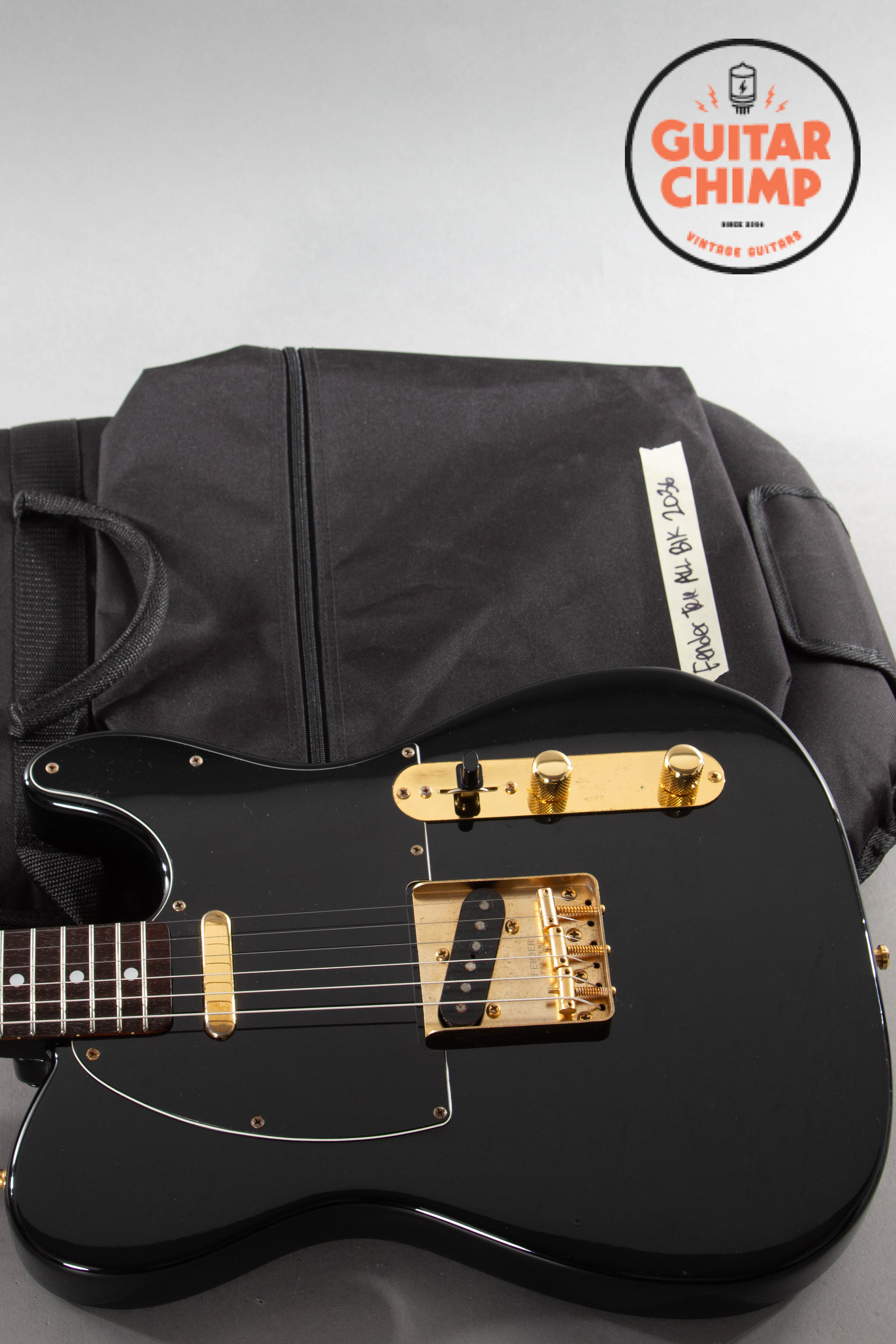 Fender Telecaster ブラック 1989 Fender Japan TLG80-55 Telecaster All Black | Guitar Chimp