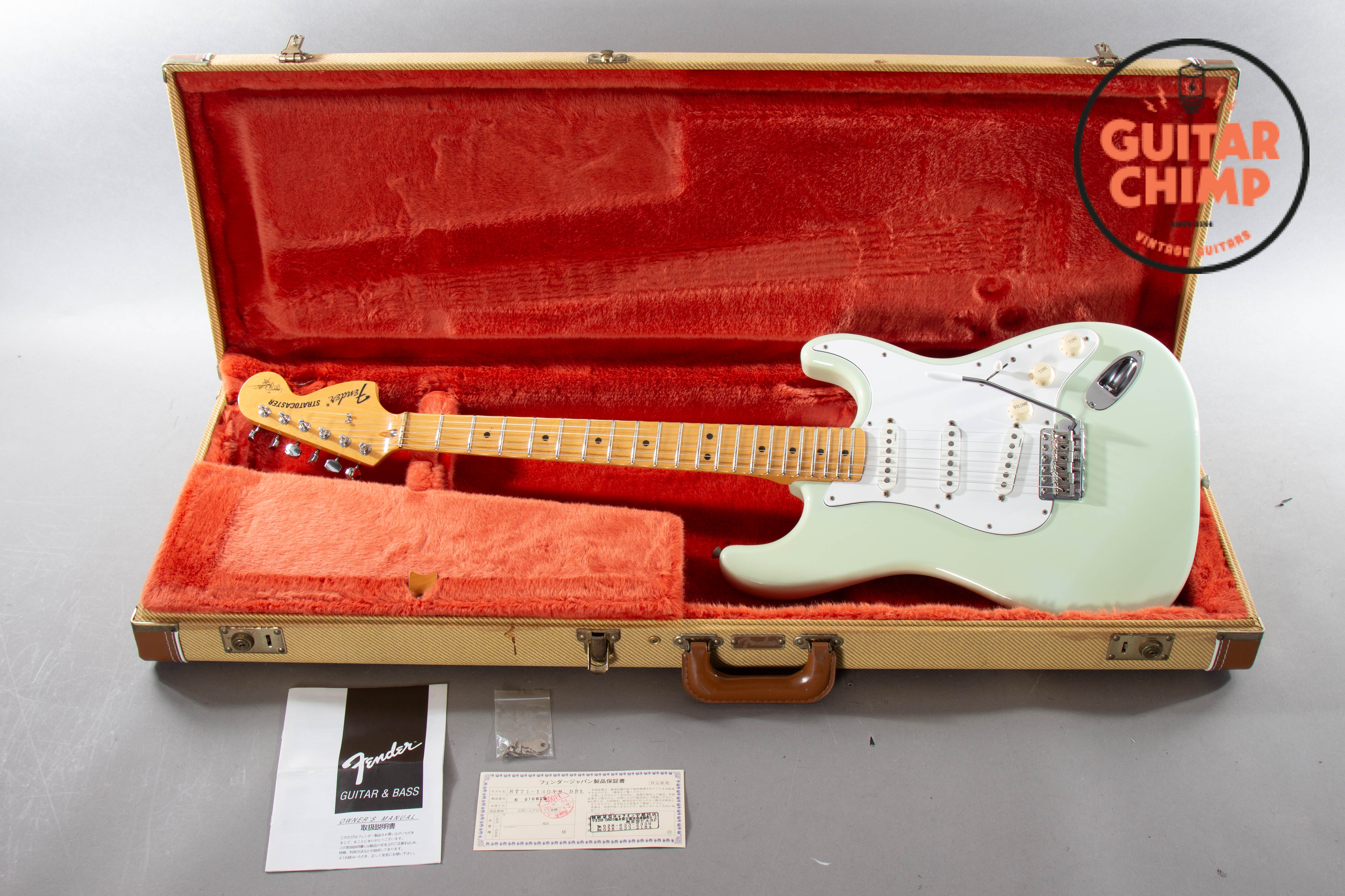 1997 Fender Yngwie Malmsteen Stratocaster ST71-140YM Daphne