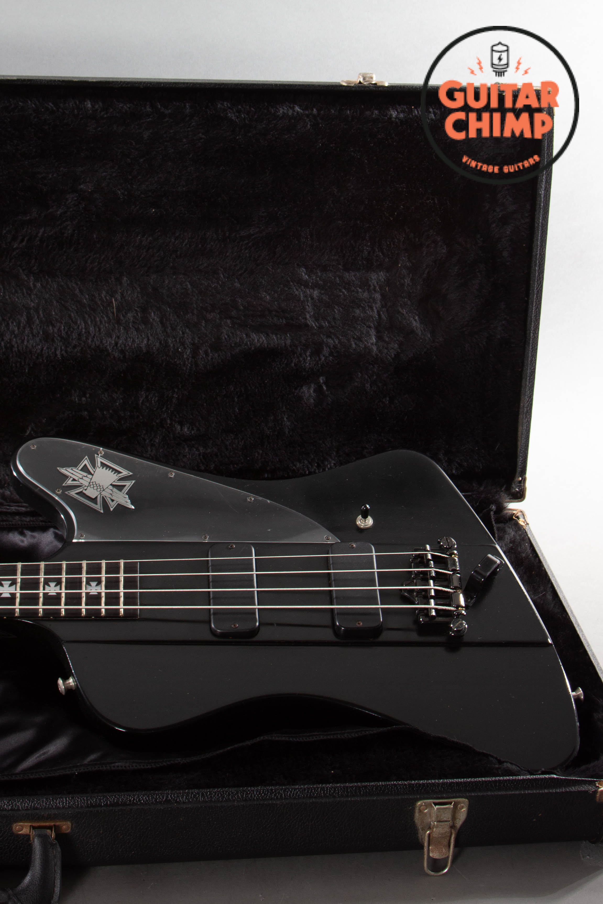 ベース Gibson Blackbird Nikki Sixx Signature 2001 Gibson Blackbird Nikki Sixx Thunderbird Bass – Matte