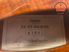 2017 Sadowsky SS-15 Archtop Hawaiian Koa – Rare Limited Edition, Near Mint