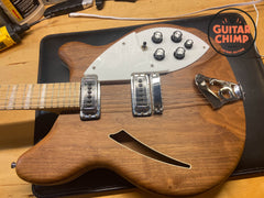 2014 Rickenbacker 360/12W Walnut 12-String Semi-Hollow w/ OHSC – Rare Finish, Excellent!