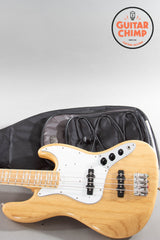 2017 Fender Japan Traditional ’70s Jazz Bass – Natural (w/ Gig Bag)