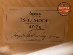 2012 Sadowsky LS-17 Vintage Amber