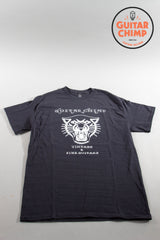 Guitar Chimp T-shirt Cat Logo Black