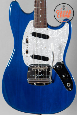 2017 Fender Japan Traditional 70s Mustang Transparent Sapphire Blue