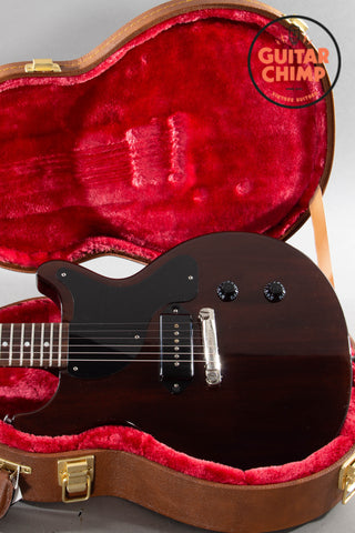 2025 Gibson Exclusive Les Paul Junior Double Cutaway – Dark Walnut | Original Hard-Shell Case | Very Good Condition