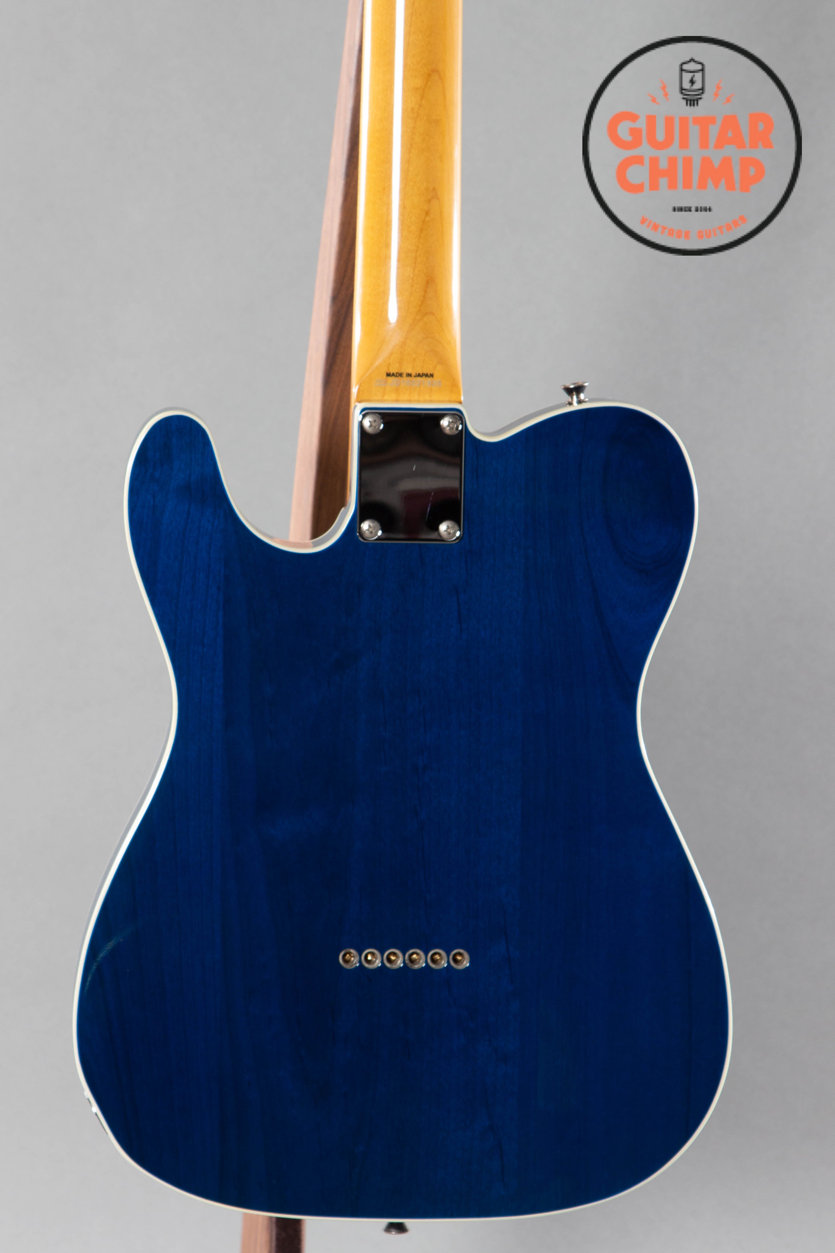 2016 Fender Japan Classic 60s Telecaster Custom Trans Blue Guitar Chimp