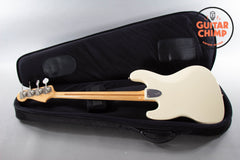 2004 Fender Japan JB75-90US ’75 Reissue Jazz Bass Vintage White CIJ Off-Catalog w/ USA Pickups | Excellent